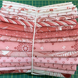 Lot de fats quarters Strawberries and Cream