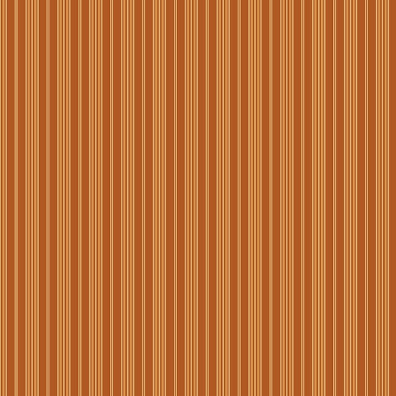 One Sister Yarn Dyes Orange Ticking Stripe