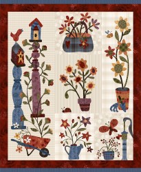 Flossies Flowers Calicos Red