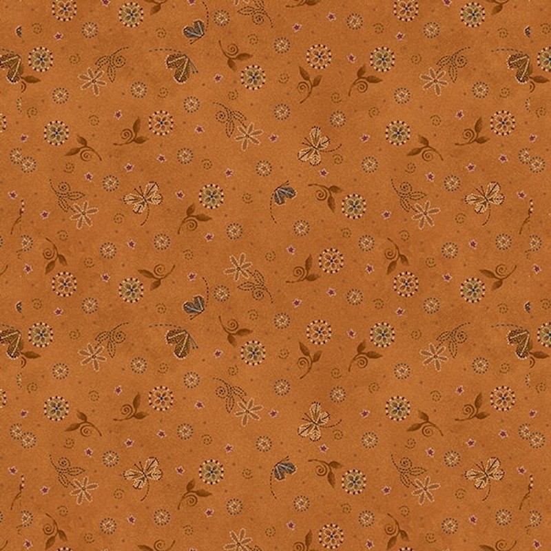 Flossies Flowers Butterflies and Buds Rust