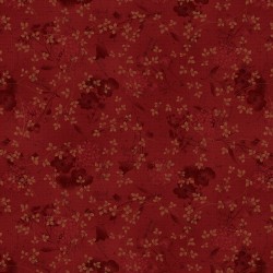 Flossies Flowers Mixed Media Red