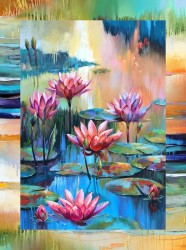 Lotus- Panneau