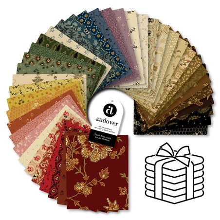 Trunk Treasures-Jo Morton-collection complète de fats quarter